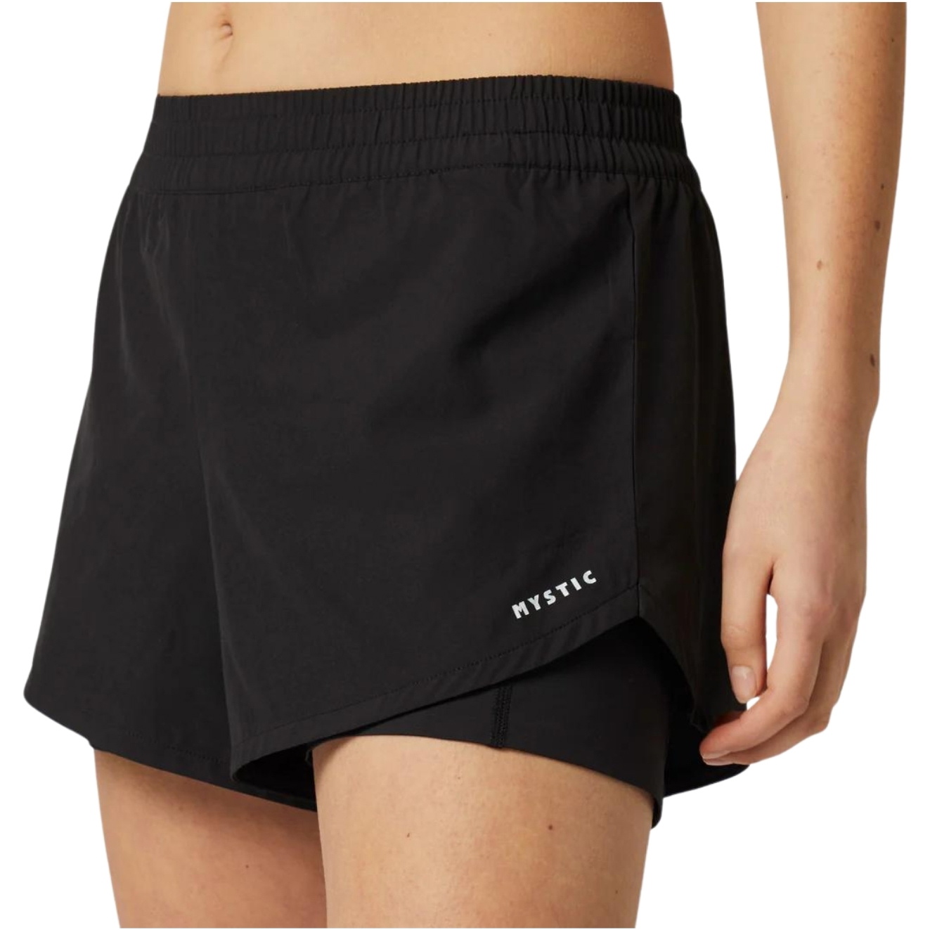 2026 Mystic Frauen Ida Gefüttert Sport Shorts 35001.240271 - Black